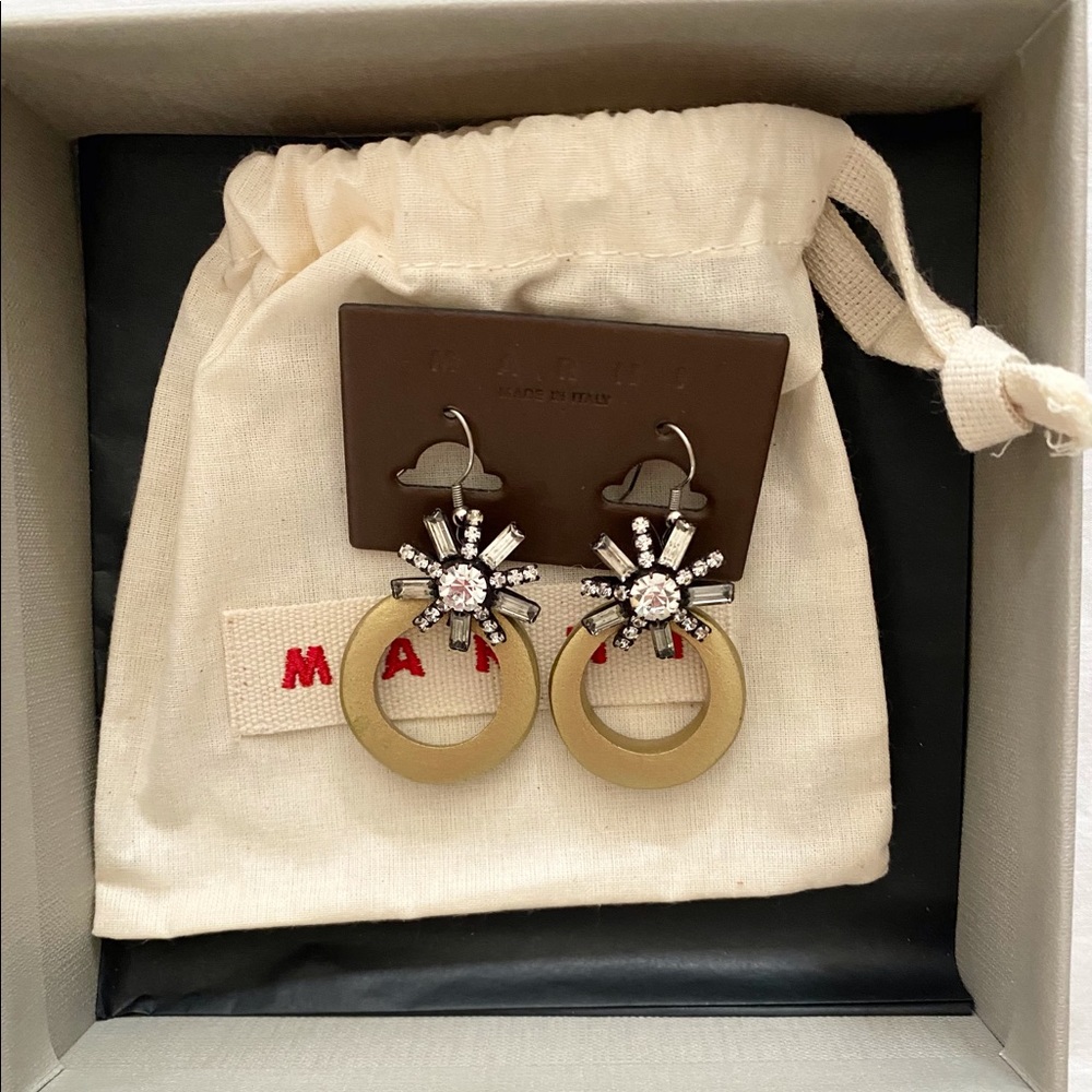 💍SOLD💍 Marni Statement Earring w Vintage Jewels - Picture 7 of 7